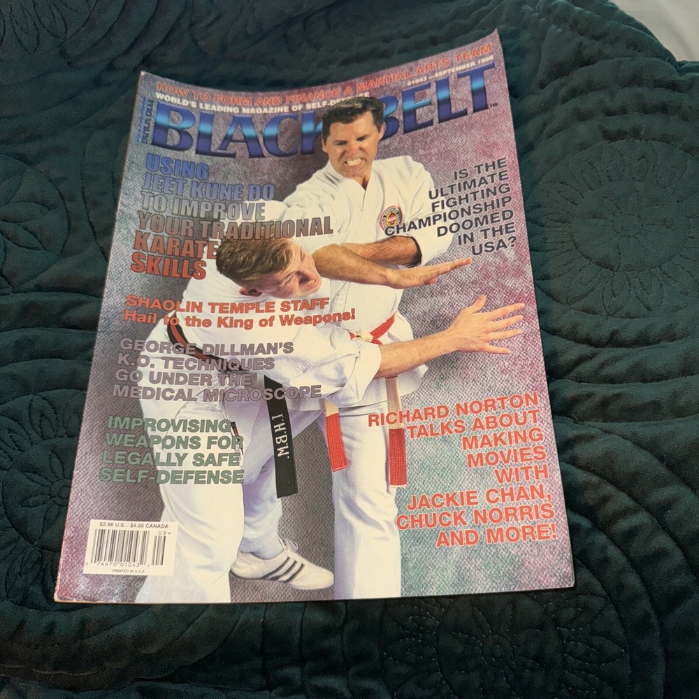 Black Belt Magazine September 1998 George Dillman's K.O. Techniques,‎ Newsstand